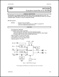 datasheet for AKD4364 by AKM Semiconductor, Inc.