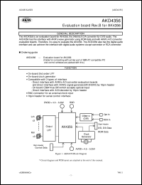 datasheet for AKD4356 by AKM Semiconductor, Inc.