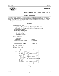 datasheet for AK9844F by AKM Semiconductor, Inc.
