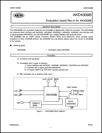 datasheet for AKD4309B by AKM Semiconductor, Inc.