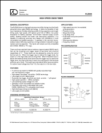 datasheet for ALD555DA by Advanced Linear Devices, Inc.
