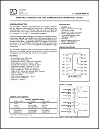 datasheet for ALD4302APB by Advanced Linear Devices, Inc.