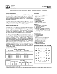 datasheet for ALD4213DC by Advanced Linear Devices, Inc.