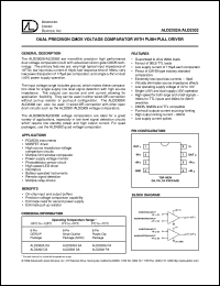 datasheet for ALD2302APA by Advanced Linear Devices, Inc.