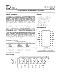datasheet for ALD1801PC by Advanced Linear Devices, Inc.