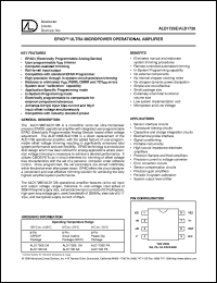 datasheet for ALD1726PA by Advanced Linear Devices, Inc.