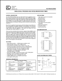 datasheet for ALD1502PB by Advanced Linear Devices, Inc.