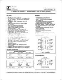 datasheet for ALD1110EPA by Advanced Linear Devices, Inc.