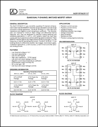 datasheet for ALD1117SA by Advanced Linear Devices, Inc.