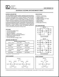 datasheet for ALD1116DB by Advanced Linear Devices, Inc.