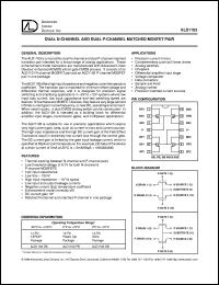 datasheet for ALD1103SB by Advanced Linear Devices, Inc.