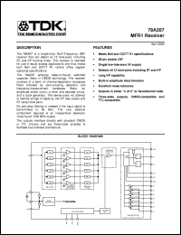 datasheet for 78A207-CP by TDK Semiconductor Corporation