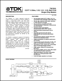 datasheet for 73K324L-28IH by TDK Semiconductor Corporation