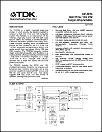 datasheet for 73K302L-IH by TDK Semiconductor Corporation