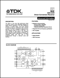 datasheet for 5503-CGT by TDK Semiconductor Corporation