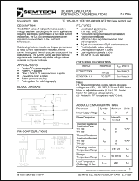 datasheet for EZ1587CT-1.5 by Semtech Corporation