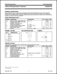 datasheet for BU2507DX by Philips Semiconductors