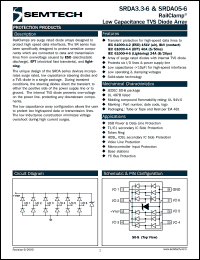 datasheet for SRDA05-6TE by Semtech Corporation