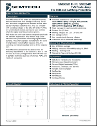 datasheet for SMS05CTC by Semtech Corporation