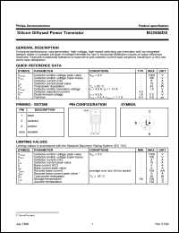 datasheet for BU2508DX by Philips Semiconductors