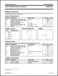 datasheet for BU2515AF by Philips Semiconductors