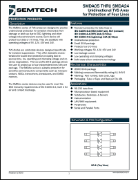datasheet for SMDA24TB by Semtech Corporation