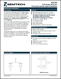 datasheet for SDC36TC by Semtech Corporation