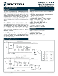 datasheet for LM2575T by Semtech Corporation