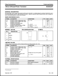 datasheet for BU2522AF by Philips Semiconductors