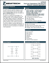 datasheet for LC04-6TE by Semtech Corporation
