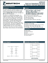 datasheet for LC04-12TB by Semtech Corporation
