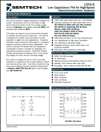 datasheet for LC01-6TD by Semtech Corporation