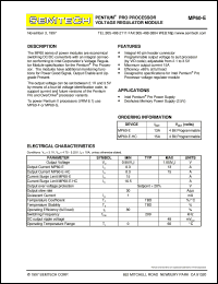 datasheet for MP60-E by Semtech Corporation