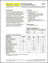 datasheet for MP54C-5E by Semtech Corporation