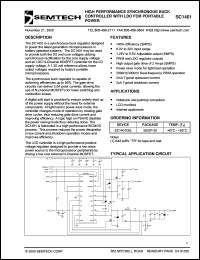 datasheet for SC1401ISS.TR by Semtech Corporation