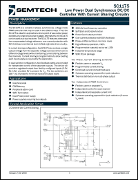 datasheet for SC1175CSW.TR by Semtech Corporation