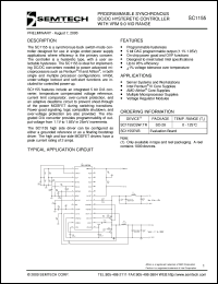 datasheet for SC1155EVB by Semtech Corporation