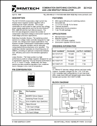 datasheet for SC1134CT-2.5DB by Semtech Corporation