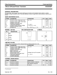 datasheet for BU2525DF by Philips Semiconductors