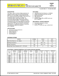 datasheet for 1N6475 by Semtech Corporation