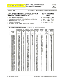 datasheet for 1N6129 by Semtech Corporation