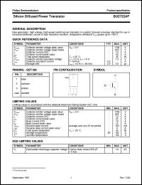 datasheet for BU2722AF by Philips Semiconductors
