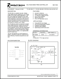 datasheet for SC1103CS by Semtech Corporation