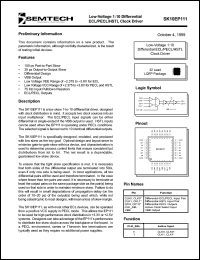 datasheet for SK10EP111 by Semtech Corporation