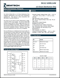 datasheet for SK100EL14WD by Semtech Corporation
