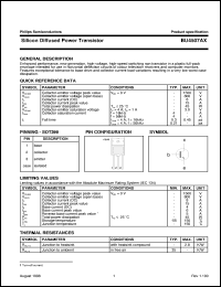 datasheet for BU4507AX by Philips Semiconductors