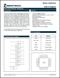 datasheet for SK100E151PJ by Semtech Corporation