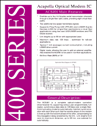 datasheet for ACS401 by Semtech Corporation