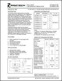 datasheet for EZ1583CT-2.5 by Semtech Corporation