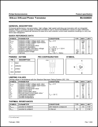 datasheet for BU4508DX by Philips Semiconductors